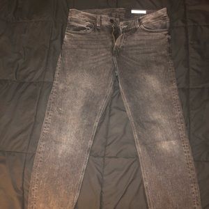 GRAY H&M SLIM JEANS